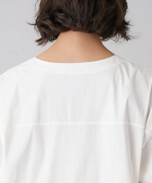 Leilian PLUS HOUSE / レリアンプラスハウス シャツ・ブラウス | ドロストバンドカラーロングブラウス【Leilian：EZUMI】 | 詳細8