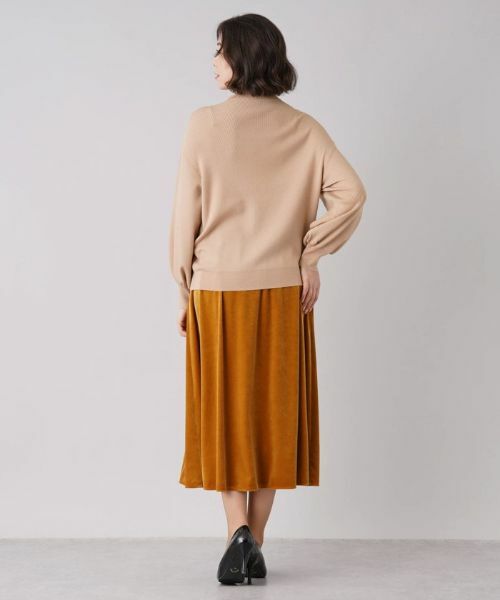 Leilian PLUS HOUSE / レリアンプラスハウス ニット・セーター | ボトルネックボリュームスリーブニット | 詳細6