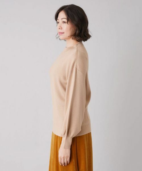 Leilian PLUS HOUSE / レリアンプラスハウス ニット・セーター | ボトルネックボリュームスリーブニット | 詳細8