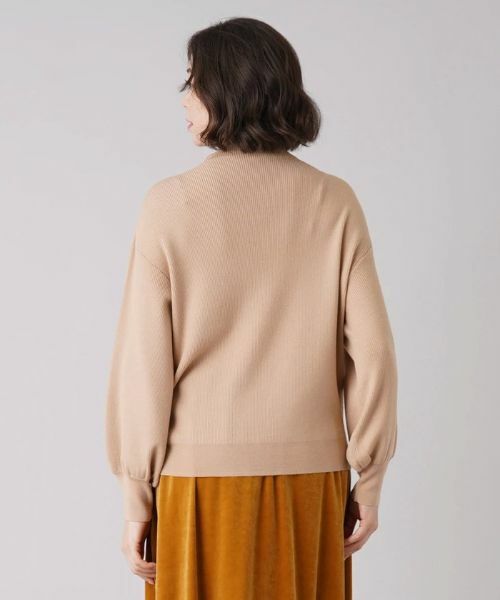 Leilian PLUS HOUSE / レリアンプラスハウス ニット・セーター | ボトルネックボリュームスリーブニット | 詳細9