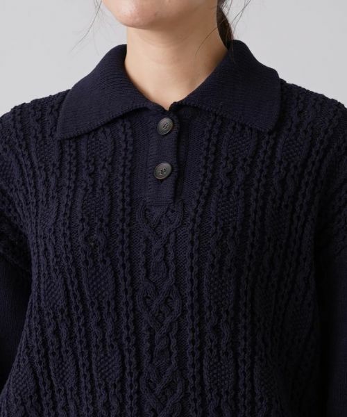 Leilian PLUS HOUSE / レリアンプラスハウス ニット・セーター | 編地切替ニットプルオーバー | 詳細7