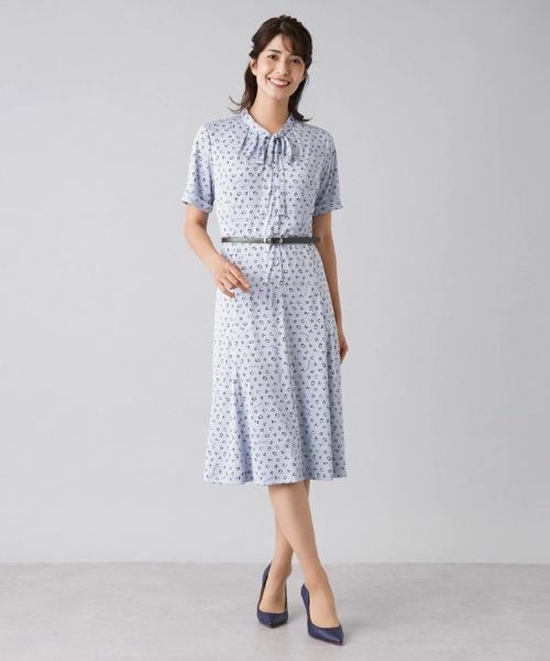 Leilian PLUS HOUSE / レリアンプラスハウス ベルト・サスペンダー | オーバルバックル型押しレザーナローベルト | 詳細2