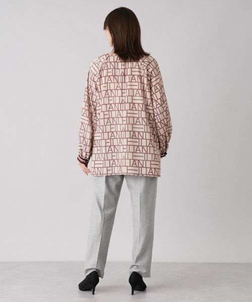 Leilian PLUS HOUSE / レリアンプラスハウス シャツ・ブラウス | ロゴプリントチュニックブラウス【Leilian The Week】 | 詳細3