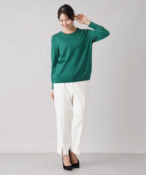 Leilian PLUS HOUSE / レリアンプラスハウス ニット・セーター | クルーネックニットプルオーバー | 詳細11