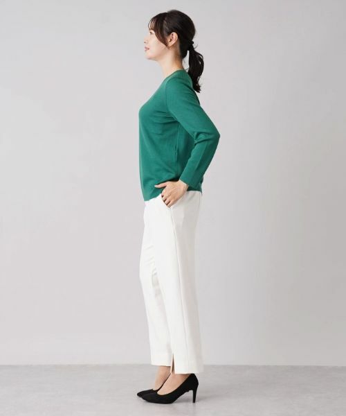 Leilian PLUS HOUSE / レリアンプラスハウス ニット・セーター | クルーネックニットプルオーバー | 詳細12