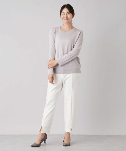 Leilian PLUS HOUSE / レリアンプラスハウス ニット・セーター | クルーネックニットプルオーバー | 詳細15