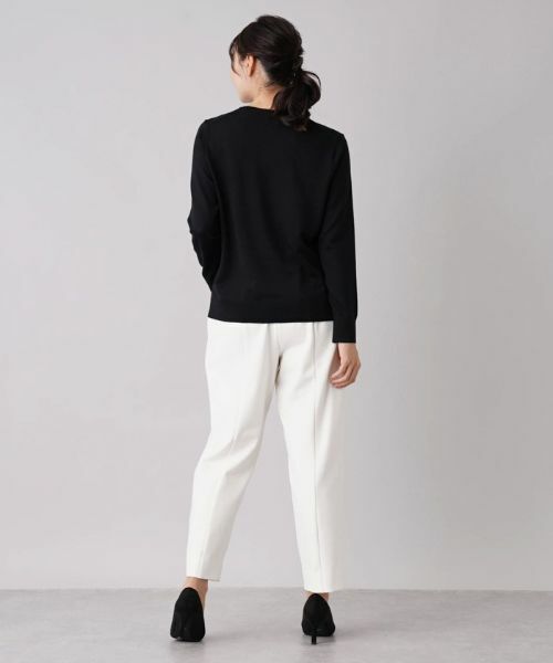 Leilian PLUS HOUSE / レリアンプラスハウス ニット・セーター | クルーネックニットプルオーバー | 詳細3