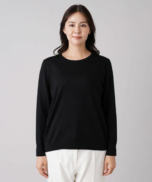 Leilian PLUS HOUSE / レリアンプラスハウス ニット・セーター | クルーネックニットプルオーバー | 詳細4