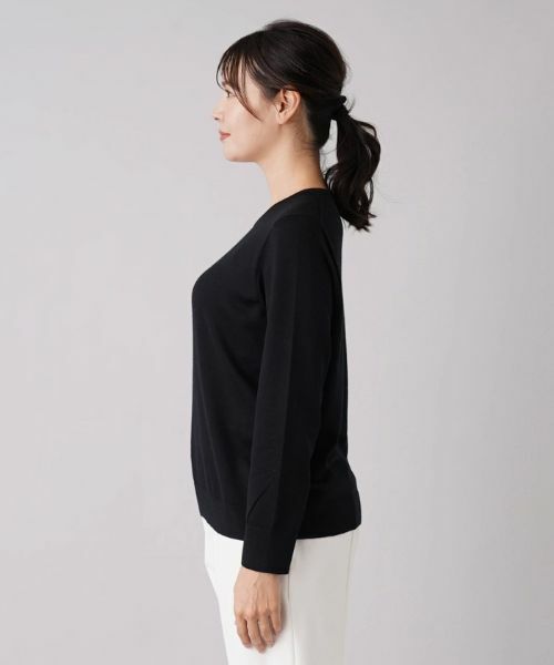 Leilian PLUS HOUSE / レリアンプラスハウス ニット・セーター | クルーネックニットプルオーバー | 詳細5