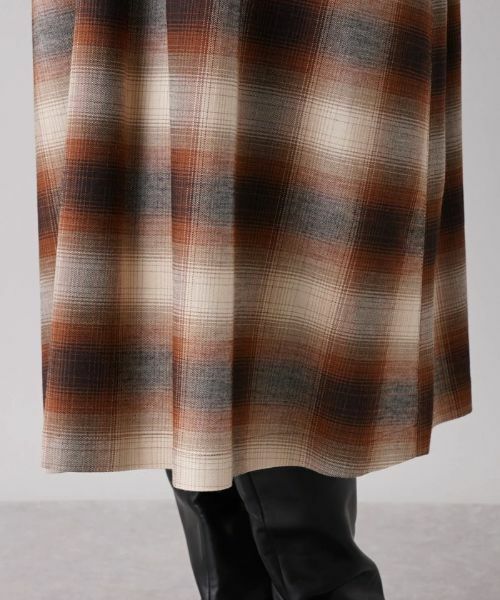 Leilian PLUS HOUSE / レリアンプラスハウス ドレス | オンブレチェックシャツワンピース | 詳細10