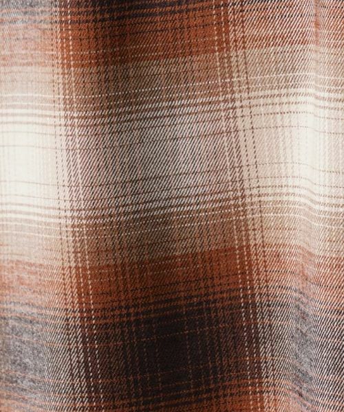 Leilian PLUS HOUSE / レリアンプラスハウス ドレス | オンブレチェックシャツワンピース | 詳細13