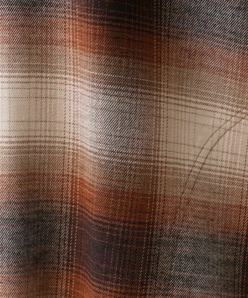 Leilian PLUS HOUSE / レリアンプラスハウス シャツ・ブラウス | オンブレチェックオーバーシャツ | 詳細10