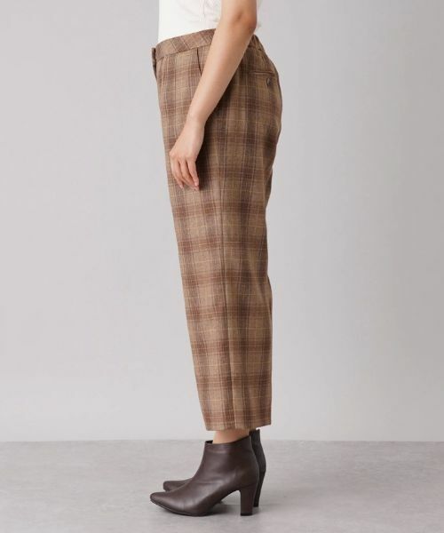 Leilian PLUS HOUSE / レリアンプラスハウス その他パンツ | ストレッチチェッククロップドパンツ【Leilian The Week】 | 詳細6