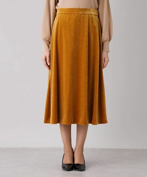 Leilian PLUS HOUSE / レリアンプラスハウス ミニ・ひざ丈スカート | ロングベロアスカート | 詳細3