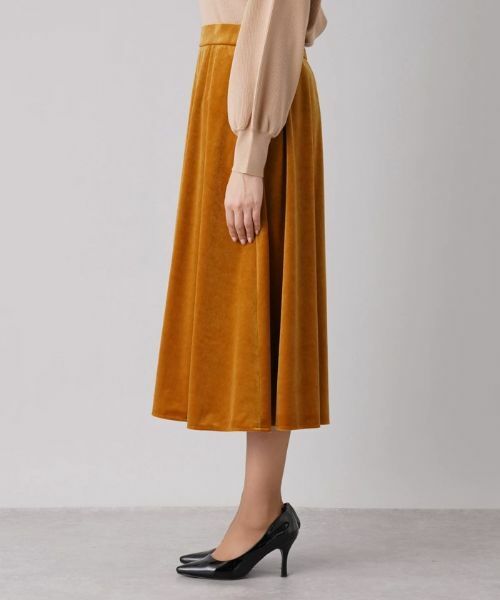 Leilian PLUS HOUSE / レリアンプラスハウス ミニ・ひざ丈スカート | ロングベロアスカート | 詳細4
