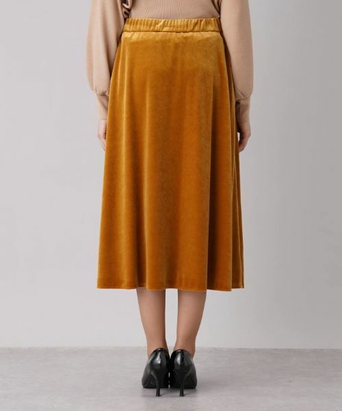 Leilian PLUS HOUSE / レリアンプラスハウス ミニ・ひざ丈スカート | ロングベロアスカート | 詳細5