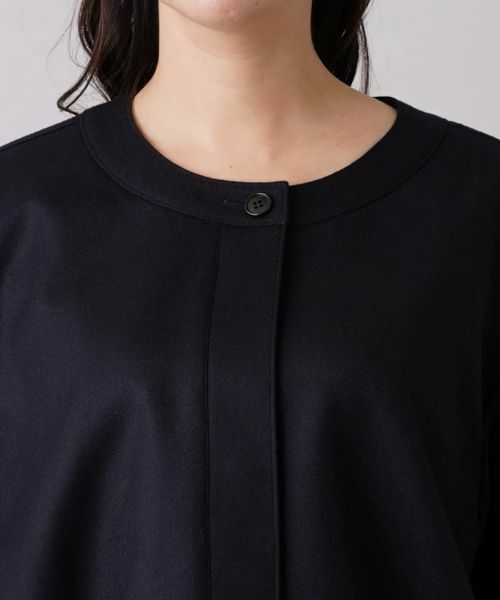 Leilian PLUS HOUSE / レリアンプラスハウス テーラードジャケット | 【セットアップ対応商品】比翼ノーカラージャケット【my perfect wardrobe】 | 詳細7