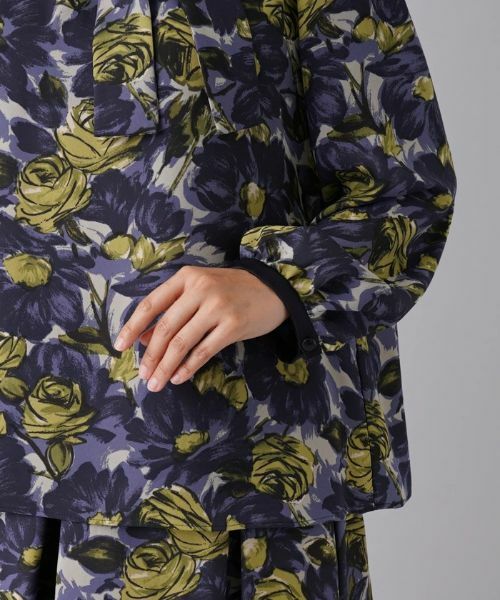 Leilian PLUS HOUSE / レリアンプラスハウス シャツ・ブラウス | スカーフタイフラワープリントブラウス | 詳細10