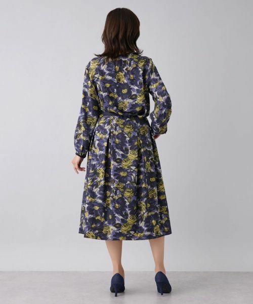 Leilian PLUS HOUSE / レリアンプラスハウス シャツ・ブラウス | スカーフタイフラワープリントブラウス | 詳細3