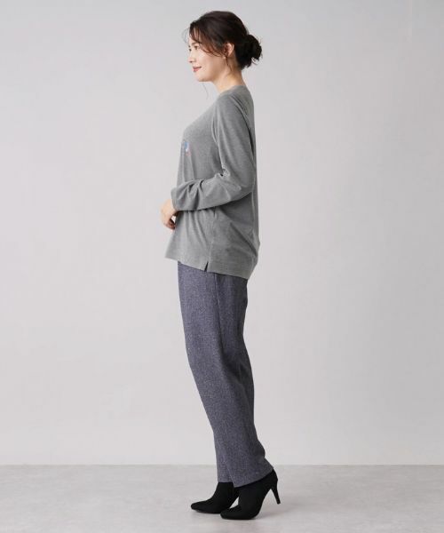 Leilian PLUS HOUSE / レリアンプラスハウス カットソー | スパンコール刺繍カットソー | 詳細12