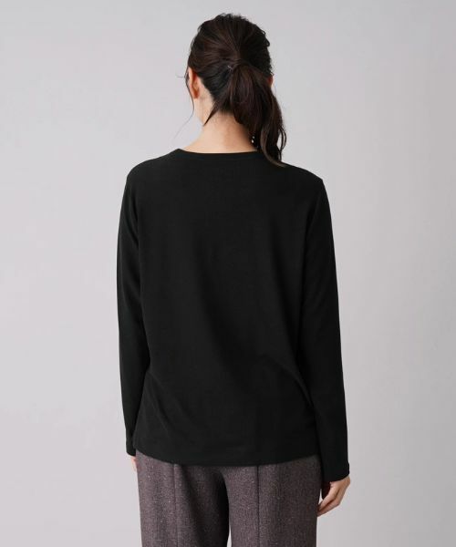 Leilian PLUS HOUSE / レリアンプラスハウス カットソー | スパンコール刺繍カットソー | 詳細6