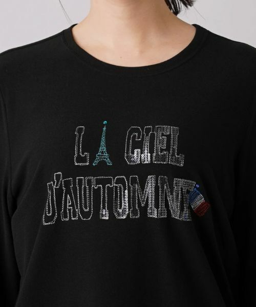 Leilian PLUS HOUSE / レリアンプラスハウス カットソー | スパンコール刺繍カットソー | 詳細7