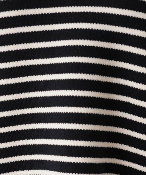 Leilian PLUS HOUSE / レリアンプラスハウス ニット・セーター | ボーダービッグカラーニット | 詳細10