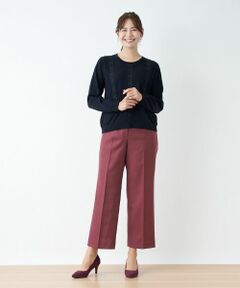 Leilian PLUS HOUSE / レリアンプラスハウス その他パンツ | クロップドウールパンツ