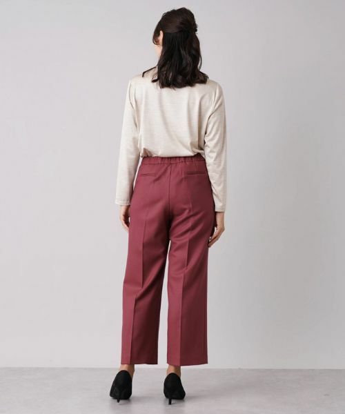 Leilian PLUS HOUSE / レリアンプラスハウス その他パンツ | クロップドウールパンツ | 詳細15