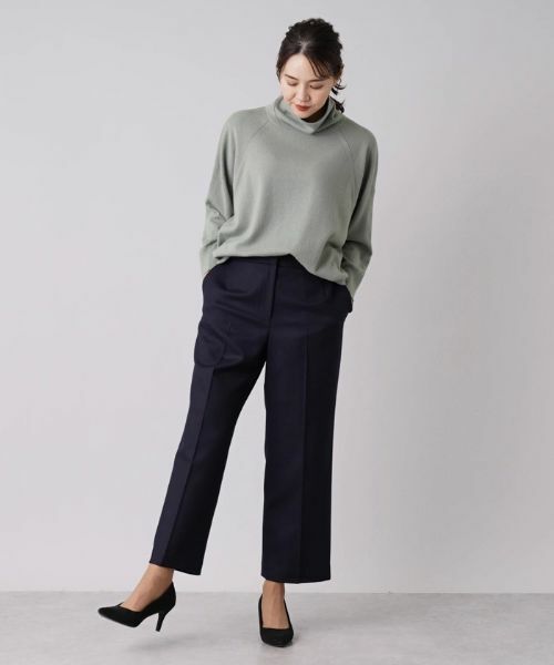 Leilian PLUS HOUSE / レリアンプラスハウス その他パンツ | クロップドウールパンツ | 詳細16