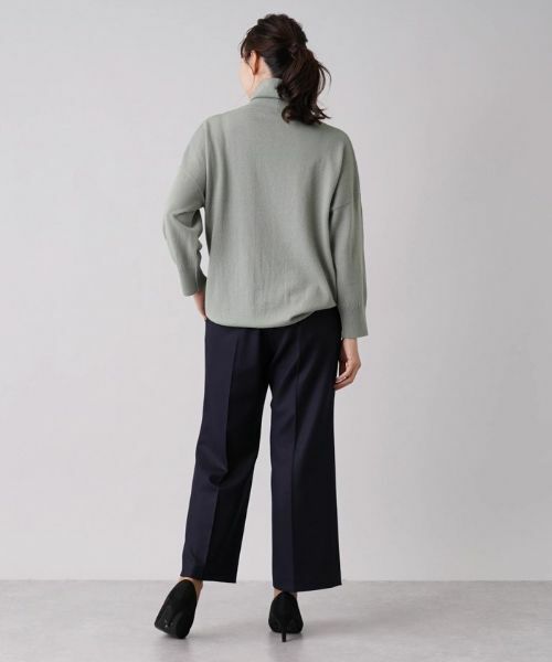 Leilian PLUS HOUSE / レリアンプラスハウス その他パンツ | クロップドウールパンツ | 詳細18