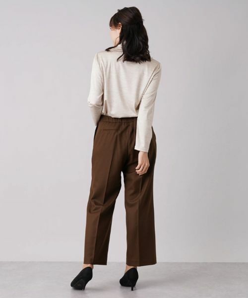 Leilian PLUS HOUSE / レリアンプラスハウス その他パンツ | クロップドウールパンツ | 詳細4