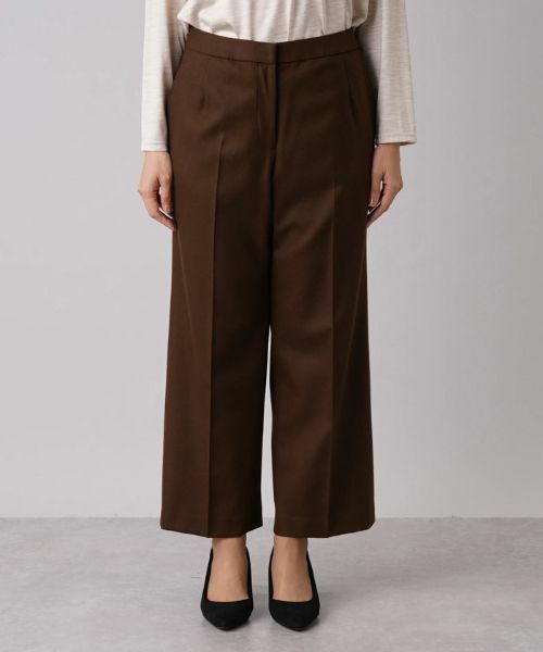 Leilian PLUS HOUSE / レリアンプラスハウス その他パンツ | クロップドウールパンツ | 詳細5