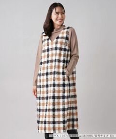 レリアンプラスハウス★極美品★チェック柄ワンピース★ 店舗人気】ギンガムチェックワンピース【プラス企画】|レリアン