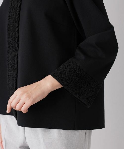 Leilian PLUS HOUSE / レリアンプラスハウス カットソー | フリル切替ハイネックカットソー【SHE'S SO】 | 詳細15