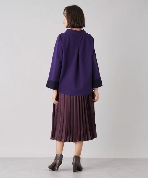 Leilian PLUS HOUSE / レリアンプラスハウス カットソー | フリル切替ハイネックカットソー【SHE'S SO】 | 詳細6