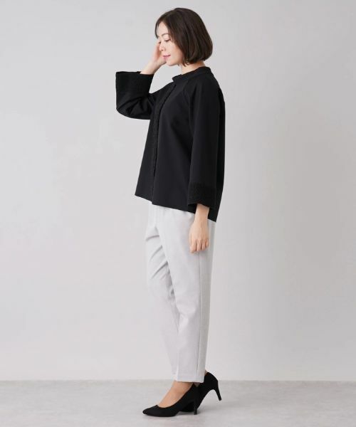 Leilian PLUS HOUSE / レリアンプラスハウス カットソー | フリル切替ハイネックカットソー【SHE'S SO】 | 詳細8