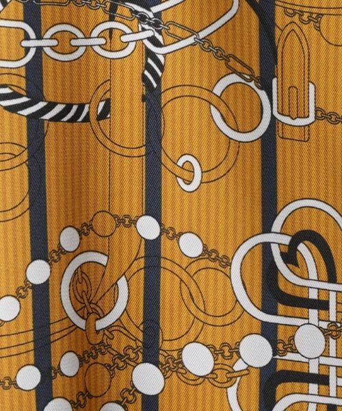 Leilian PLUS HOUSE / レリアンプラスハウス カーディガン・ボレロ | プリント切替Vネックカーディガン【ROCHAS Premiere】【RATTI】 | 詳細10