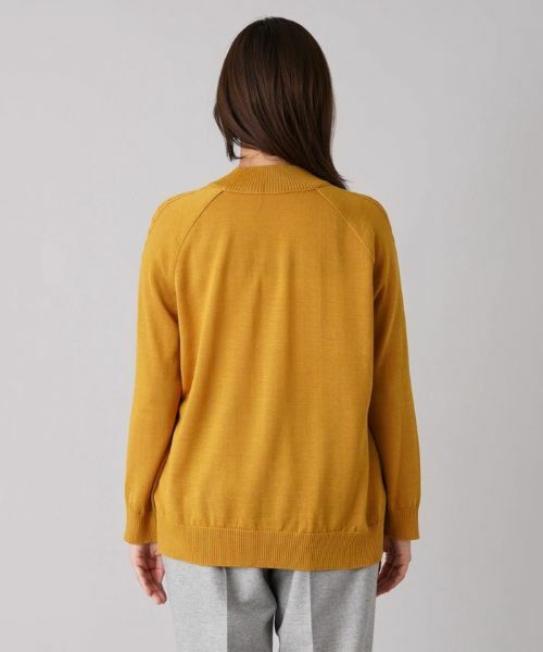 Leilian PLUS HOUSE / レリアンプラスハウス ニット・セーター | プリント切替ハイネックニット【ROCHAS Premiere】【RATTI】 | 詳細6