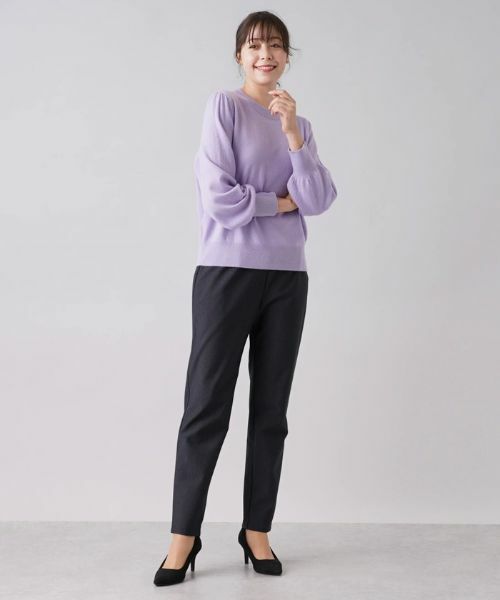 Leilian PLUS HOUSE / レリアンプラスハウス その他パンツ | ウエストゴムスリムパンツ | 詳細10