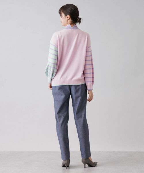 Leilian PLUS HOUSE / レリアンプラスハウス その他パンツ | ウエストゴムスリムパンツ | 詳細3