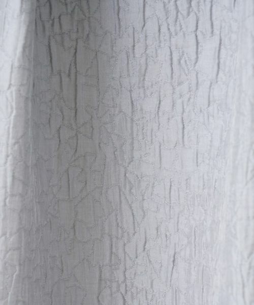 Leilian PLUS HOUSE / レリアンプラスハウス ミニ・ひざ丈スカート | エンボス風ロングフレアスカート【NEMIKA】 | 詳細13