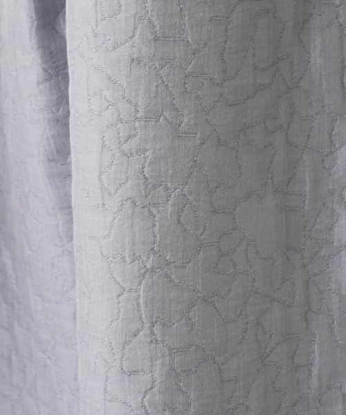 Leilian PLUS HOUSE / レリアンプラスハウス ミニ・ひざ丈スカート | エンボス風ロングフレアスカート【NEMIKA】 | 詳細9