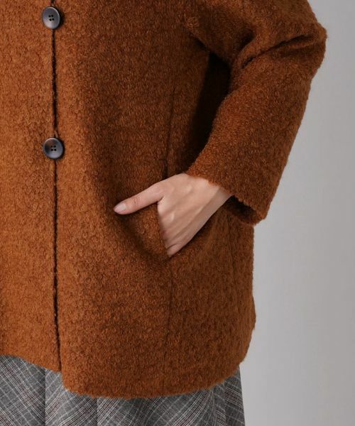 Leilian PLUS HOUSE / レリアンプラスハウス その他アウター | ショールカラーハーフコート【SARTI】 | 詳細9