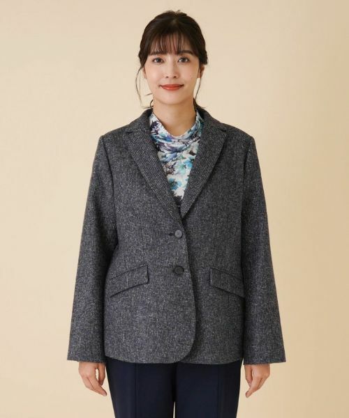 Leilian PLUS HOUSE / レリアンプラスハウス テーラードジャケット | 【店頭人気】ツイードブレザー | 詳細4