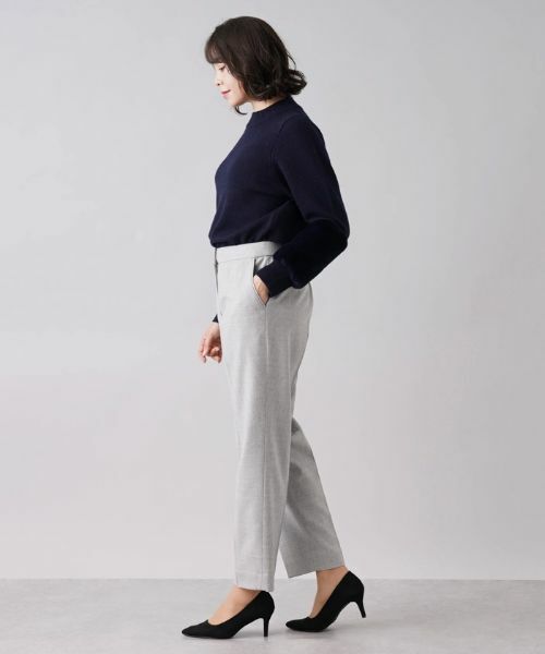 Leilian PLUS HOUSE / レリアンプラスハウス その他パンツ | センタープレステーパードパンツ | 詳細2