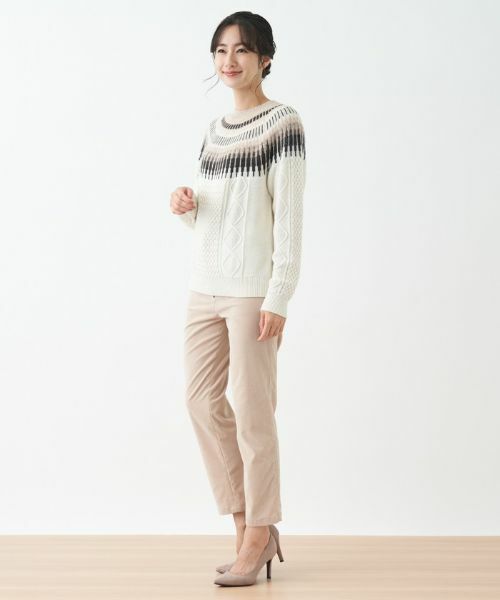 Leilian PLUS HOUSE / レリアンプラスハウス その他パンツ | ストレッチパンツ | 詳細11