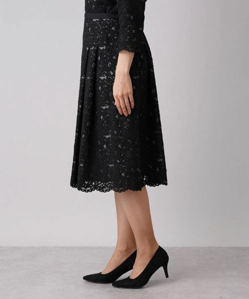 Leilian PLUS HOUSE / レリアンプラスハウス セットアップ | 【セレモニー】レースブラウススーツ | 詳細12