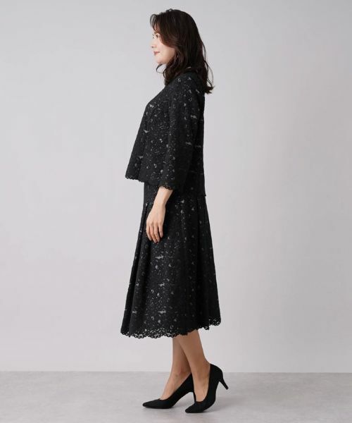 Leilian PLUS HOUSE / レリアンプラスハウス セットアップ | 【セレモニー】レースブラウススーツ | 詳細2