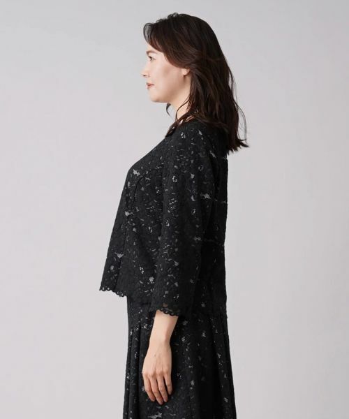 Leilian PLUS HOUSE / レリアンプラスハウス セットアップ | 【セレモニー】レースブラウススーツ | 詳細5